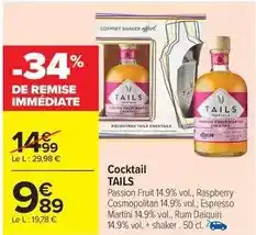 Auchan Captain morgan - rhum spiced gold offre