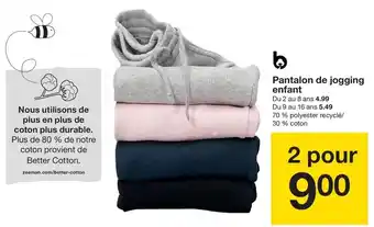 Zeeman Pantalon de jogging enfant offre