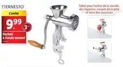 Lidl ERNESTO Hachoir à viande manuel offre