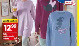 Lidl Robe molletonnée femme offre