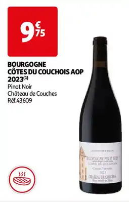 Auchan BOURGOGNE Côtes Du Couchois AOP 2023 offre