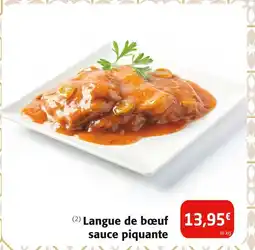 Colruyt Langue de boeuf sauce piquante offre