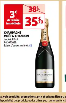 Auchan CHAMPAGNE MOËT & CHANDON offre