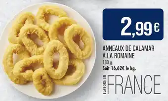 Match ANNEAUX DE CALAMAR À LA ROMAINE offre