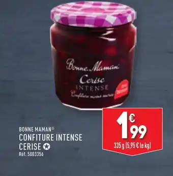 ALDI BONNE MAMAN Confiture intense cerise offre