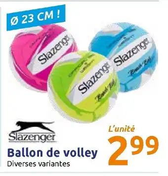 Action ballon de volley offre