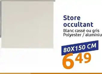 Action Store occultant offre