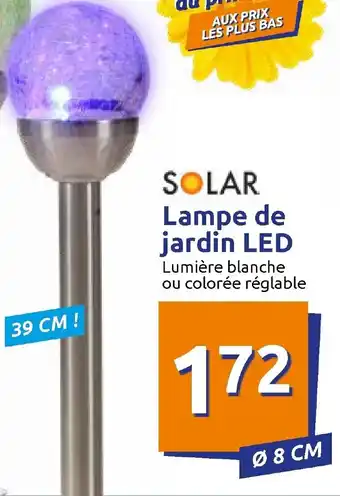 Action Lampe de jardin led offre