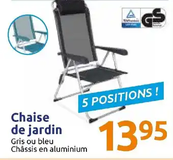 Action Chaise de jardin offre