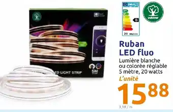 Action Ruban led fluo offre