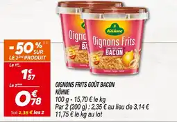 Netto Kühne Oignons Frits Goût Bacon offre