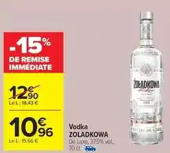 Carrefour Brut - zonin - prosecco spumante offre