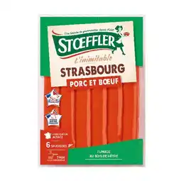 Auchan Saucisse De Strasbourg Stoeffler offre