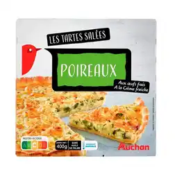 Auchan Tarte Aux Poireaux Surgelée Auchan offre