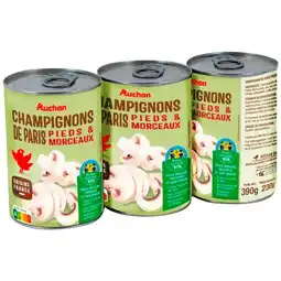 Auchan Champignons Pieds Et Morceaux Filière Auchan Cultivons Le Bon offre