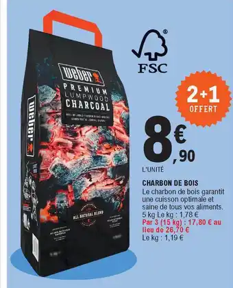E.Leclerc Charbon De Bois Weber offre