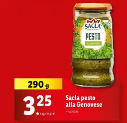 Lidl Sacla Pesto alla Genovese offre