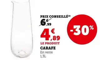 Super U CARAFE offre