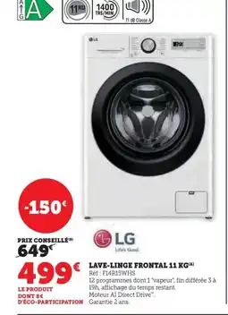LG Lave linge frontal