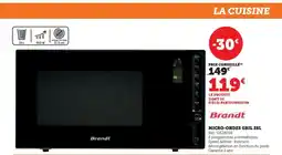 Super U BRANDT Micro ondes gril offre