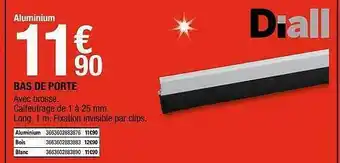 Brico Dépôt Bas De Porte Diall offre