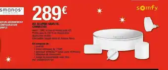 Brico Dépôt Kit Alarme Sans Fil Connectée offre