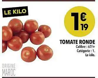 Supeco Tomate Ronde offre