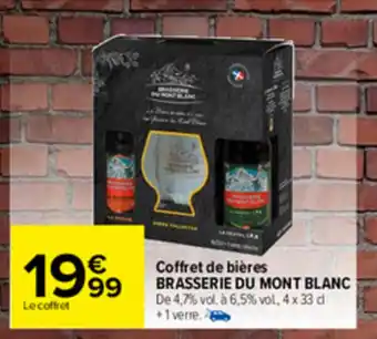 Carrefour Coffret de bières BRASSERIE DU MONT BLANC offre