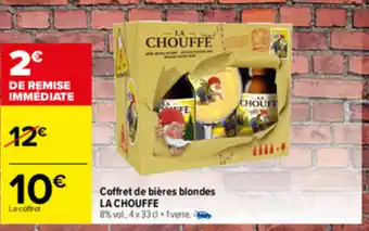 Carrefour Coffret de bières blondes LA CHOUFFE offre