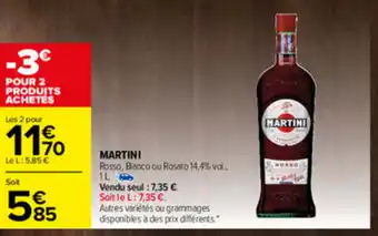 Carrefour Martini offre