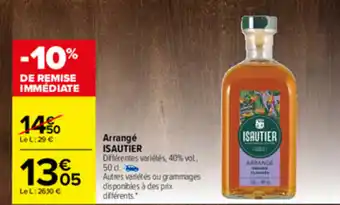 Carrefour Arrangé ISAUTIER offre