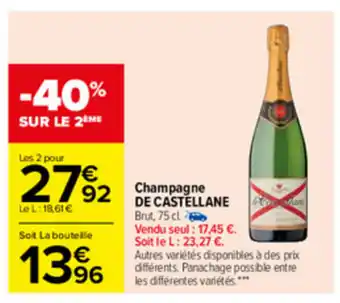 Carrefour Champagne DE CASTELLANE offre