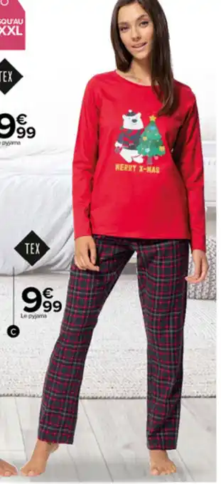 Carrefour Pyjama femme offre