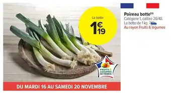 Carrefour Market Poireau botte offre