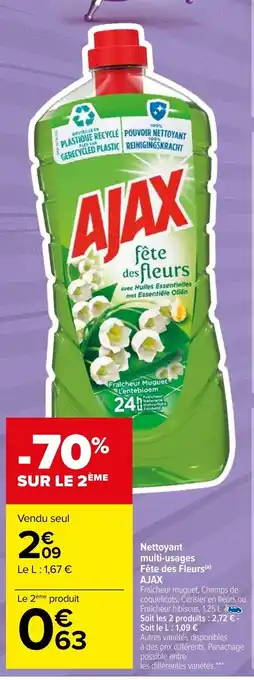 Carrefour Market Nettoyant multi-usages Fête des Fleurs offre