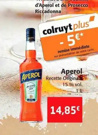 Colruyt Aperol offre