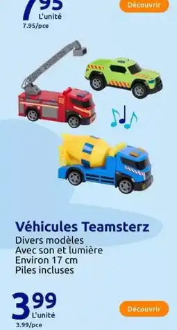 Action Véhicules teamsterz offre