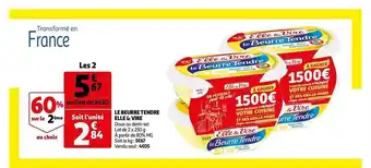 Auchan Le Beurre Tendre Elle & Vire offre