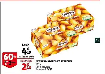 Auchan Petites Madeleines St Michel offre