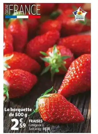 Auchan Fraise offre