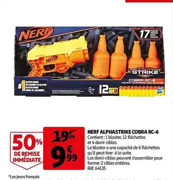 Nerf Alphastrike Cobra Rc-6