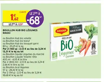 Bouillon Kub Bio Légumes Maggi
