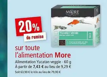 Maxi Zoo Alimentation More offre