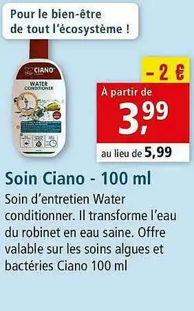 Maxi Zoo Soin Ciano - 100 Ml offre