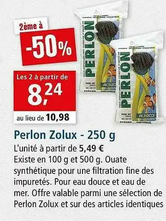 Maxi Zoo Perlon Zolux - 250 G offre