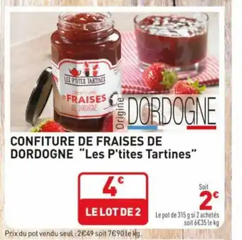 Grand Frais Confiture De Fraises De Dordogne offre