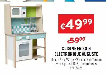 Trafic Cuisine En Bois Electronique Auguste offre