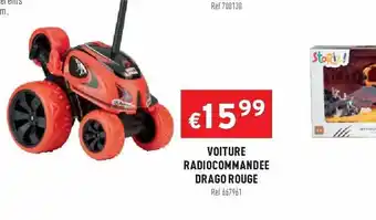 Trafic Voiture Radiocommandee Drago Rouge offre