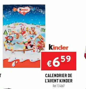 Trafic Calendrier De L'Avent Kinder offre