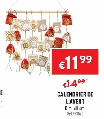 Trafic Calendrier De L'avent offre